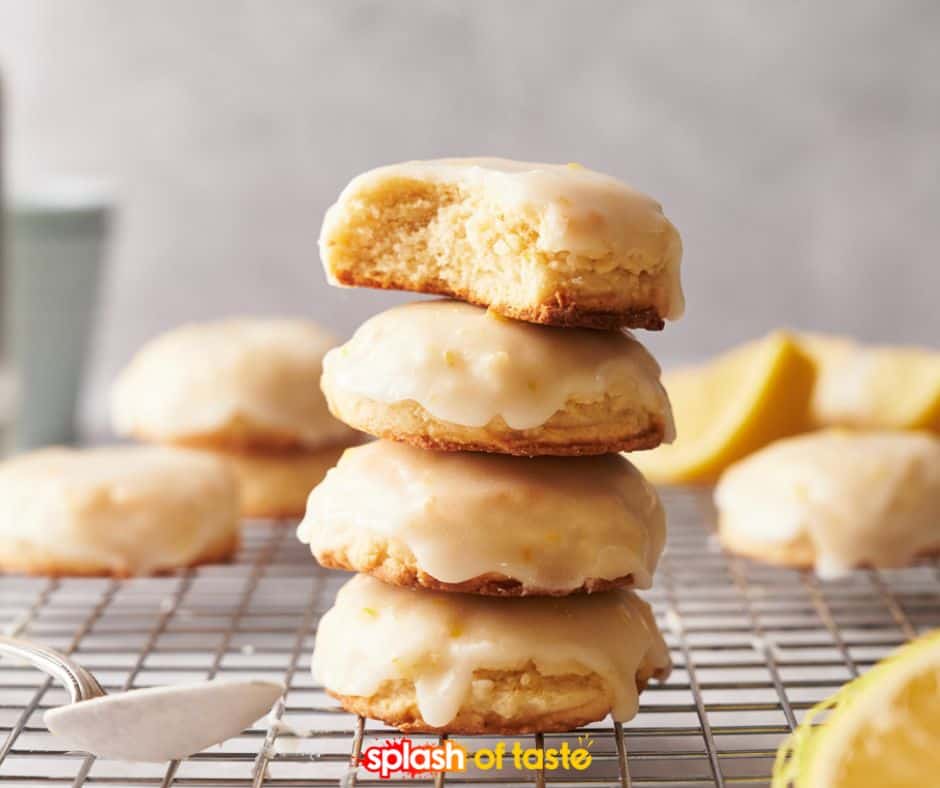 Achieve Soft, Chewy Glazed Lemon Cookies: Cream Cheese & Zest